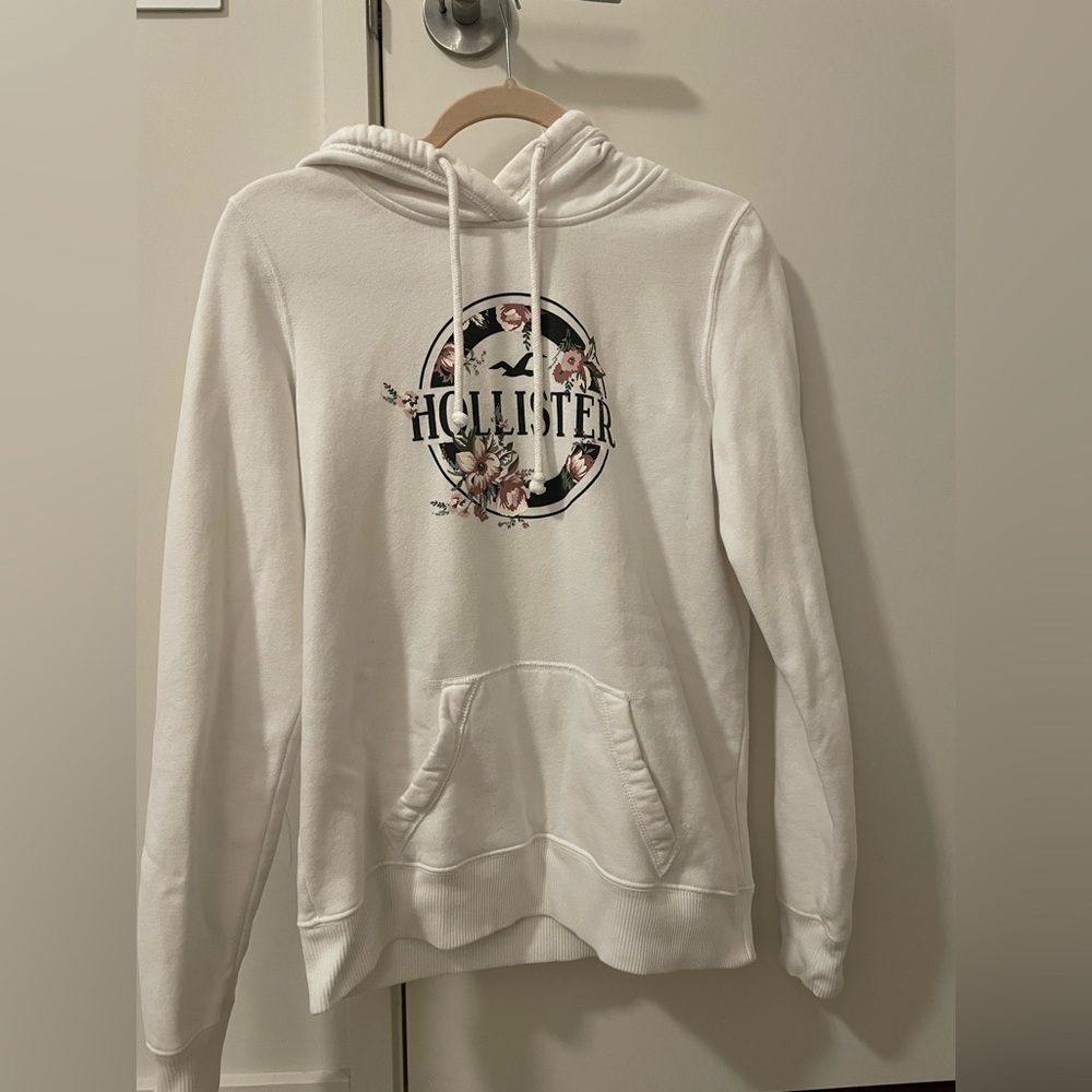White Hollister Hoodie